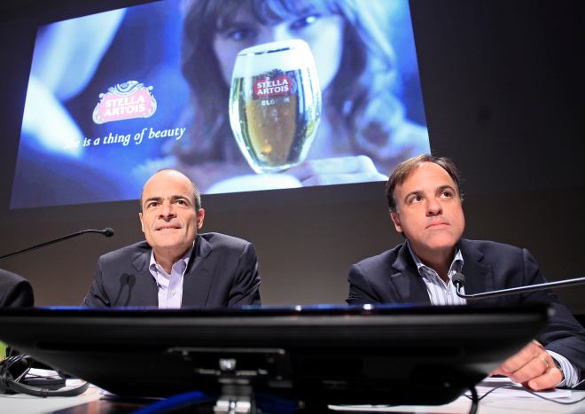 ABInBev's CEO & CFO before heading to the secret summit